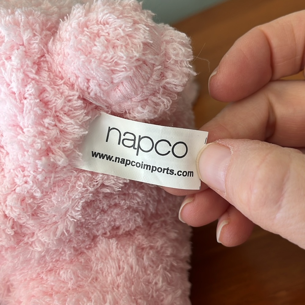 Napco soft cuddly pink teddy bear 12”, suitable for all ages, pristine condition - Picture 6 of 9